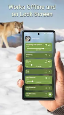 Wolf Calls android App screenshot 0
