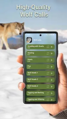 Wolf Calls android App screenshot 2